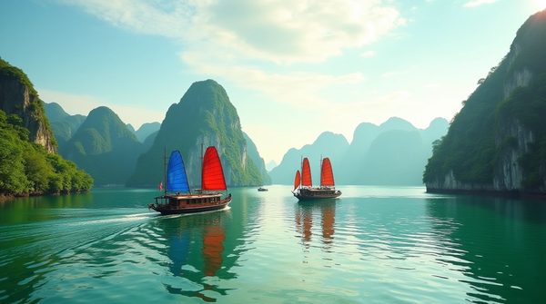 Découvrez les jonques de la baie d'halong : croisières inoubliables